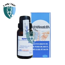 Acid Trichloracetic 80% - Điều trị mụn cóc ở bàn chân